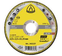 Klingspor A 24 Extra 242137 Disque à tronçonner 115 mm 25 pc(s) métal