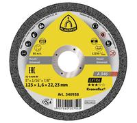 Klingspor A 346 Extra 340938 Disque à tronçonner 125 mm 25 pc(s) acier inoxydable, acier