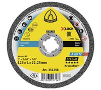 Klingspor A 60 TZ Special 351258 Disque à tronçonner 125 mm 25 pc(s) acier inoxydable, acier