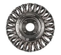 Klingspor Brosse circulaire torsadée Klingspor BR 600 Z à une rangée, 125 x 14 mm, filet M 14 0,5 acier Quantité:1