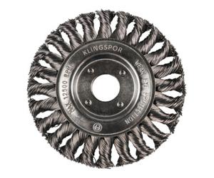 Klingspor Brosse circulaire torsadée Klingspor BR 600 Z à une rangée, 178 x 14 mm, filetage M 14 0,5 acier Quantité:1