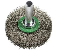 Klingspor BRS 600 W Brosse ronde pour mouton 600 W, 50 x 9 x 6 mm 0,3 acier inoxydable BRS 600 W 358359 10 pc(s)