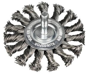 Klingspor BRS 600 Z Brosse ronde de mouton torsadée Nombre de rangées 1, 75 x 12 x 6 mm 0,5 acier BRS 600 Z 358320 10 pc(s)