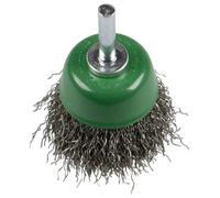 Klingspor BTS 600 W brosse en pot avec tige, 50 x 6 mm 0,3 acier inoxydable BTS 600 W 358332 20 pc(s)