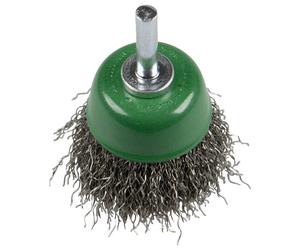 Klingspor BTS 600 W brosse en pot avec tige, 50 x 6 mm 0,3 acier inoxydable BTS 600 W 358332 20 pc(s)
