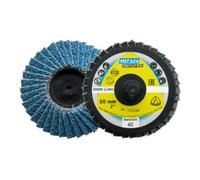 Klingspor Disque à lamelles Klingspor MST 624 grain 40 50 mm bombé Quick Roll Connect Quantité:10