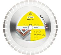Klingspor Disque à tronçonner diamant dt600u Supra pour ponceuse à tronçonner Moteur, enregistrement 25,4 mm, diamètre 350 mm, 325195