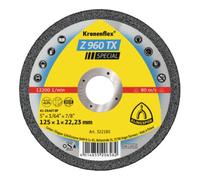 Klingspor Disque de coupe zircon Klingspor Z 960 TX 125 x 1 x 22,23 mm plat Quantité:25