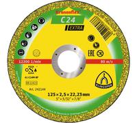 Klingspor Disque tronçonner pierre Kronenflex - 125 mm