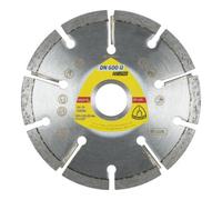 Klingspor DN 600 U Disques à tronç. Diamanté Klingspor 115 x 6 x 22,23 mm 9 segments 32 x 6 x 7 mm, denture standard Quantité:1