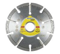 Klingspor DN 600 U Disques à tronç. Diamanté Klingspor 125 x 8 x 22,23 mm 10 segments 32 x 8 x 7 mm, denture standard Quantité:1