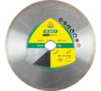 Klingspor DT 300 F aDT diamantwerkzeuge gmbH disque EXTRA à tronçonner diamanté pour carrelage, Basic pour meuleuse d'angle de 230 x 1,9 x 22,23 mm