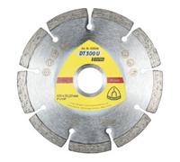 Klingspor DT 300 U Disques à tronç. Diamanté Klingspor 115 x 1,6 x 22,23 mm 8 segments 37,3 x 1,6 x 7 mm, denture standard Quantité:1
