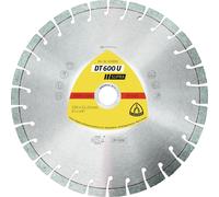 Klingspor DT 600 U Disques à tronçonner diamantés, 350 x 3 x 20 mm 37 segments 24 x 3 x 10 mm, denture courte