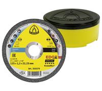 Klingspor Disque de coupe Klingspor EDGE, 115 x 1,2 x 22,23 mm droit dans boîte Kronenflex® Quantité:25
