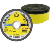 Klingspor Disque de coupe Klingspor EDGE, 115 x 1,2 x 22,23 mm droit dans boîte Kronenflex® Quantité:25