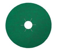 Klingspor FS 966 Disques Fibre multiliant céramique Klingspor 180 x 22 mm Grain 80 alésage étoilé Quantité:25