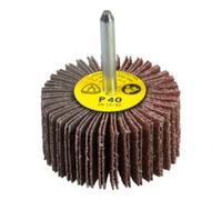Klingspor KM 613 Roues à lamelles sur tige Klingspor 20 x 10 x 6 mm Grain 180 plan Quantité:25