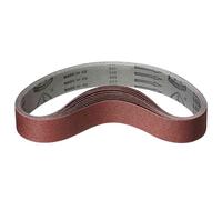Klingspor Korund Lot de 5 rubans abrasifs - 50 x 1000 mm - Granulation P40 - pour bois & métal - support en tissu semi-flexible résistant à la déchirure - Rubans abrasifs professionnels pour appareils