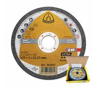 Klingspor Lot de 25 disques à tronçonner en acier inoxydable pour Flex 125 x 1 mm