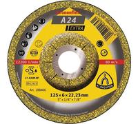 Klingspor Meule d'ébarbage A 24 Extra Diamètre 230xS.8,0mm Alésage 22,23mm - 13448