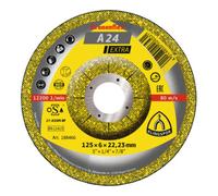 Klingspor Meule d'ébarbage Klingspor A 24 EX125 x 6 x 22,23 mm coudée Quantité:10