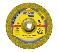 Klingspor Meule d'ébarbage Klingspor A 24 EX180 x 8 x 22,23 mm coudée Quantité:10