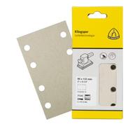 Klingspor Papier abrasif Klingspor PS 33 BK, 80 x 133 mm grain 320 forme de trou GL18 Quantité:5