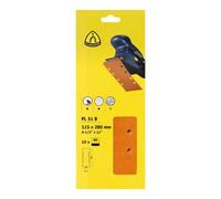 Klingspor PL 31 B Bandes abrasives Klingspor 93 x 230 mm Grain 120 perforation façon GL9, SB-emballé avec onglet Quantité:10