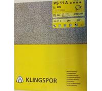 KLINGSPOR PS 11 A Feuilles sur support papier GRAIN 280