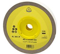 KLINGSPOR Rouleau de toile abrasive KL 385 JF 50 m x 40 mm grain 180 - 218084