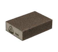 Klingspor Bloc abrasif SK 500 Largeur 100 x profondeur 70 x hauteur 25mm Granulométrie 100 flexible Saupoudré sur 4 faces - 125280