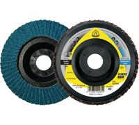 Klingspor SMT 325 Plateau de ponçage, 125 x 22,23 mm grain 40 bombé 10 pces