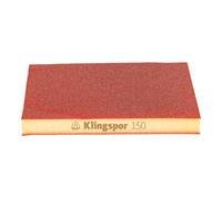 Klingspor SW 501 TR Eponges abrasives Aluminium Oxide Klingspor 96 x 123 x 12,5 mm Grain 150 Quantité:100