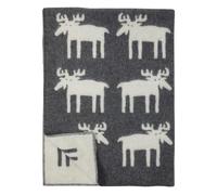 Klippan Yllefabrik Couverture en laine Elan gris 130x180 cm