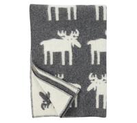 Klippan Yllefabrik Couverture en laine Elan gris 90x130 cm