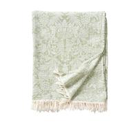 Klippan Yllefabrik Plaid en coton Sunflower 140x200 cm Vert