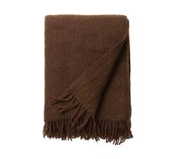 Klippan Yllefabrik Plaid en laine Gotland 130x200cm Brown