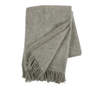 Klippan Yllefabrik Plaid en laine Gotland 130x200cm Gris nature