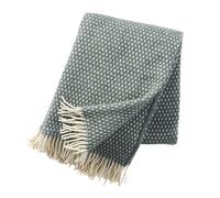 Klippan Yllefabrik Plaid en laine Knut vert