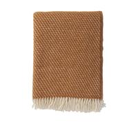 Klippan Yllefabrik Plaid en laine Velvet Mocha mousse