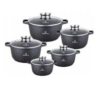 Klönberg Lot de 10 casseroles avec revêtement antiadhésif , idéal pour tous feux KB4060