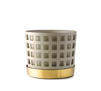 KLONG Pot Trio Pot Square beige. moyen Ø18 cm