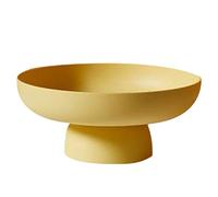 KLOVA Plateau de fruits rond avec égouttoir, panier de fruits de style moderne, contenant pour comptoir de cuisine, centre de table, plat de fruits, bol, centre de table