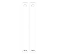 KLOVA Règle d'épaisseur d'argile Guide de profondeur Outils de poterie 2 mm / 3 mm / 4 mm / 5 mm / 6 mm Argile Guide de profondeur Outils de poterie Acrylique Argile Règle d'épaisseur Argile Guide de