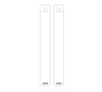 KLOVA Règle d'épaisseur d'argile Guide de profondeur Outils de poterie 2 mm / 3 mm / 4 mm / 5 mm / 6 mm Argile Guide de profondeur Outils de poterie Acrylique Argile Règle d'épaisseur Argile Guide de