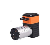 KLP01 Mini pompe à liquide à diaphragme à brosse 12V/24V avec moteur à courant continu à brosse tête simple à Joint droit for analyse de laboratoire et liquide(KLP01-E KA 1(24V))