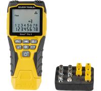 Klein Tools Scout® Pro 3 VDV501-851E Kit de testeur de câble Ethernet avec identification à distance pour RJ45, RJ11, coaxial, avec adaptateur de câble et 5 unités à distance, test réseau et