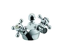 Kludi 1926 bidet raccord à deux poignées 512110520 chromé , avec garniture de vidage