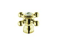 Kludi 1926 cross handle 753004500 Froid, plaqué or